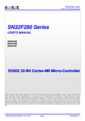 Sonix SN32F280 Series User Manual