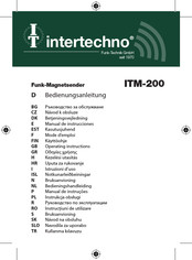 INTERTECHNO ITM-200 Operating Instructions Manual
