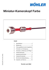 Wohler 7806 J Manual