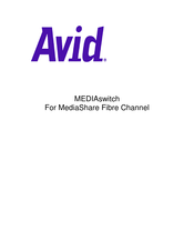 Avid Technology MEDIAswitch Manual