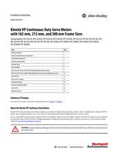 Rockwell Automation Allen-Bradley Kinetix VPC-B2155D Installation Instructions Manual