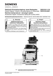 Siemens 3WX3152-1J.00 Series Operating Instructions Manual