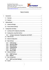 San Telequip SC10E4IM Series User Manual
