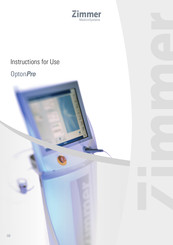 Zimmer OptonPro Instructions For Use Manual
