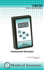 CONTROL SOLUTIONS CS Medical Systems CS6103 Patient Instruction Manual