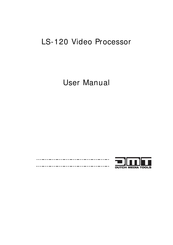 DMT LS-120 User Manual