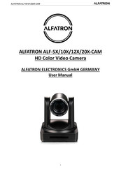 ALFAtron ALF-20X-CAM User Manual