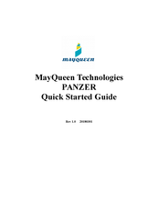 MayQueen Technologies PANZER Quick Started Manual