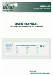 Biral BTD-200 User Manual