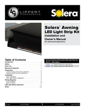 Lippert Components Solera 674282 Installation And Owner's Manual