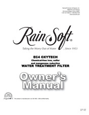 Aquion RainSoft EC4 OXYTECH 150 PLUS MM Owner's Manual