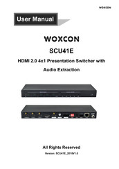 Woxcon SCU41E User Manual