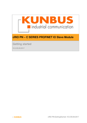 Kunbus cRIO PN Getting Started