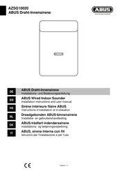 Abus AZSG10020 Installation Instructions And User Manual
