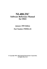 National Instruments NI-488.2M Software Reference Manual