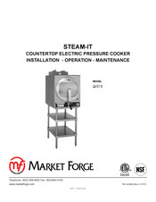 Market Forge Industries STEAM-IT ST-E Installation Operation & Maintenance