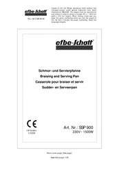 EFBE-SCHOTT SSP 900 Manual