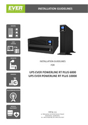 Ever Power Systems POWERLINE RT PLUS 10 000 Installation Manuallines