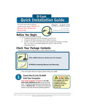 D-Link AirPro DWL-AB520 Quick Installation Manual