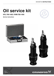 Grundfos KWM.700-1400 Service Instructions Manual