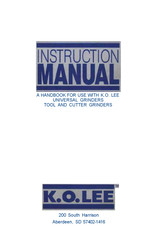 K. O. LEE BA960 Instruction Manual