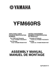 Yamaha Raptor YFM660RS Assembly Manual