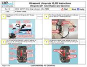 UE Systems ULTRAPROBE 201 Indentification And Operation
