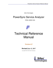 Sifos Technologies PowerSync PSA-3002-SA Technical Reference Manual