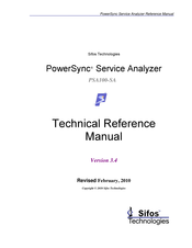 Sifos Technologies PowerSync PSA100-SA Technical Reference Manual