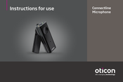 oticon connectline microphone Instructions For Use Manual