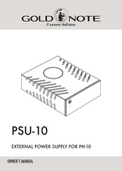 Gold Note PSU-10 Owner's Manual