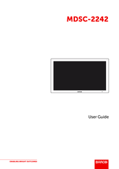 Barco MDSC-2242 User Manual