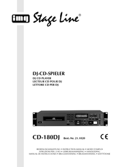 IMG STAGELINE CD-180DJ Instruction Manual