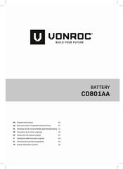 VONROC CD801AA Original Instructions Manual