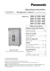 Panasonic SRF-K1281-ME Operating Instructions Manual