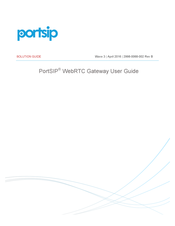 PortSIP WebRTC User Manual