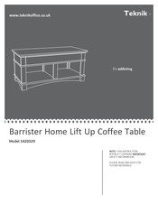 Teknik Barrister Home Lift Up 5420329 Instruction Booklet