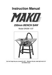 MAKO TOOLS SROM 1197 Instruction Manual