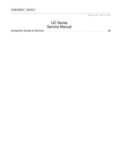 Sub-Zero UC-24 series Service Manual