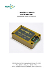 Memsic IMU380ZA-409 User Manual