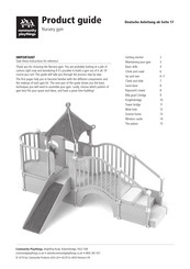 Community Playthings Nursery gym Product Manual