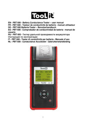 Tool it PBT 600 User Manual