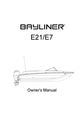 Bayliner E7 Owner's Manual