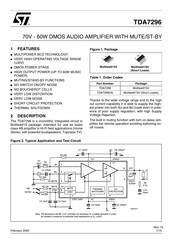 ST TDA7296HS Manual
