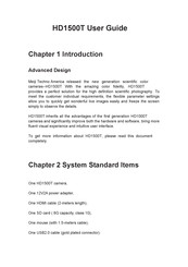 Meiji Techno HD1500T User Manual