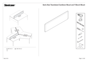 Steelcase Sarto Navi TeamIsland Cantilever Mount and Y-Bench Mount Manual