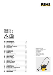 REMS Pull M Instruction Manual