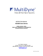 MultiDyne HD-3000-1TX Instruction Manual