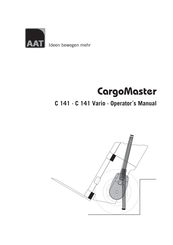 AAT cargomaster C 141 vario Operator's Manual