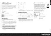 Clas Ohlson 36-6854 Quick Start Manual